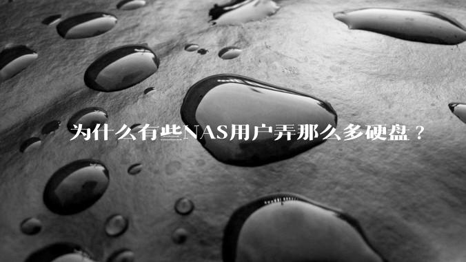 为什么有些NAS用户弄那么多硬盘?