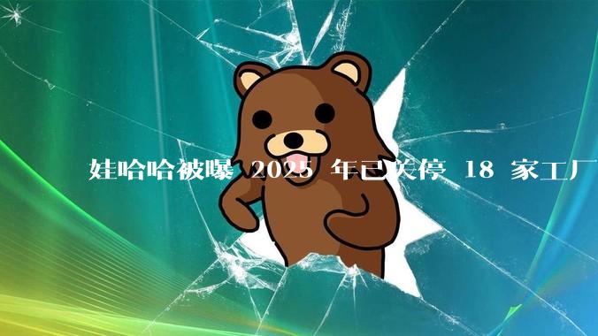 娃哈哈被曝 2025 年已关停 18 家工厂，此前曾回应纯净水由今麦郎代工，娃哈哈到底在布局什么？
