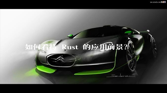 如何看待 Rust 的应用前景？